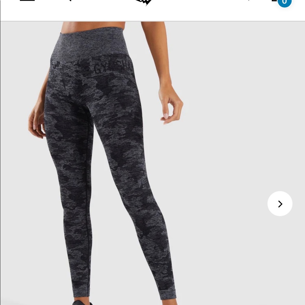 Black Camo seamless leggings